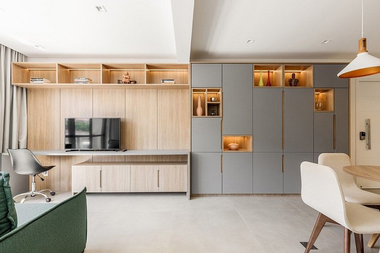 Estúdio sofisticado próx. a Beira Mar | Centro