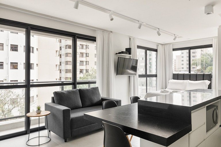 Estúdio exclusivo no centro de Floripa