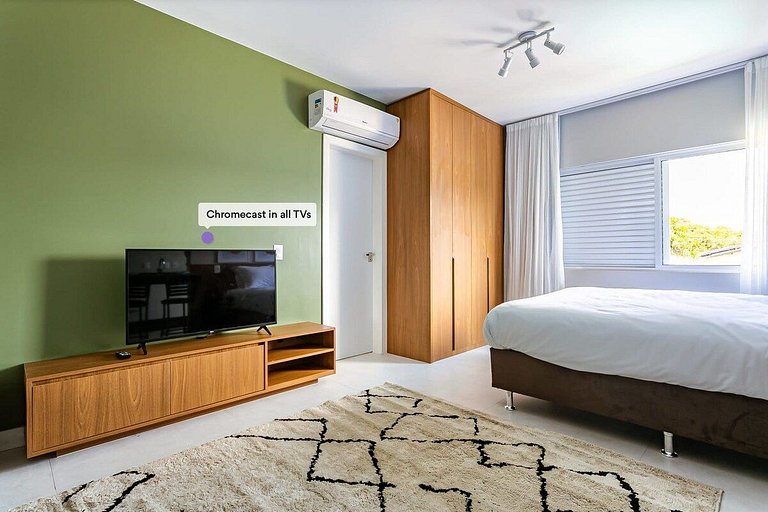 Estúdio completo a 50 m da praia | Ingleses