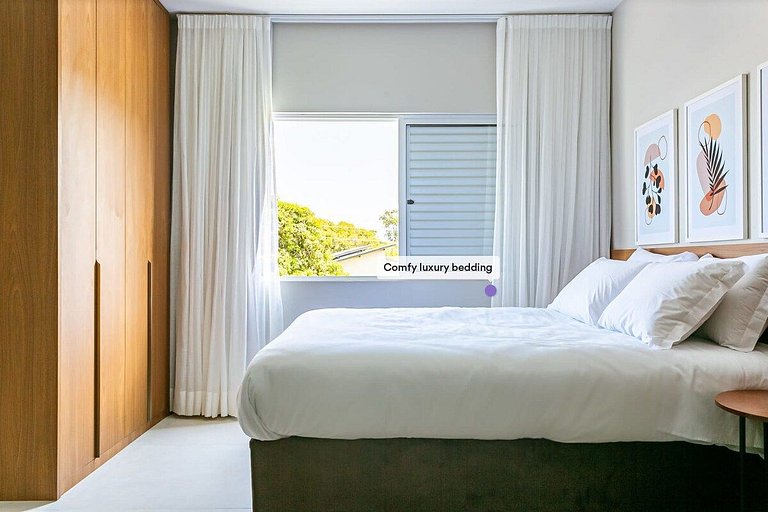 Estúdio completo a 50 m da praia | Ingleses