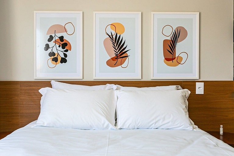 Estúdio completo a 50 m da praia | Ingleses