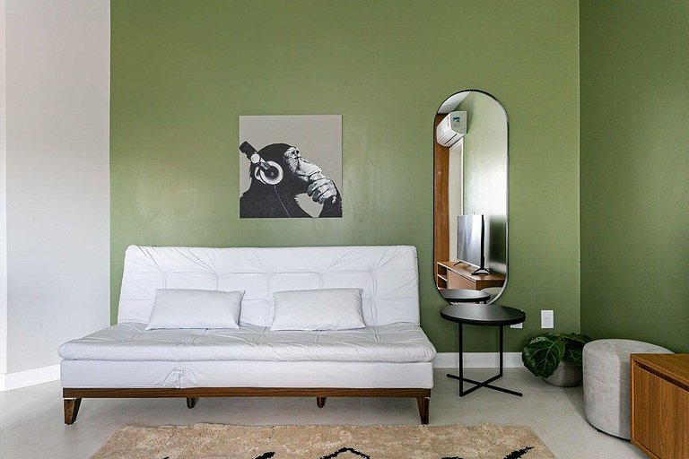 Estúdio completo a 50 m da praia | Ingleses