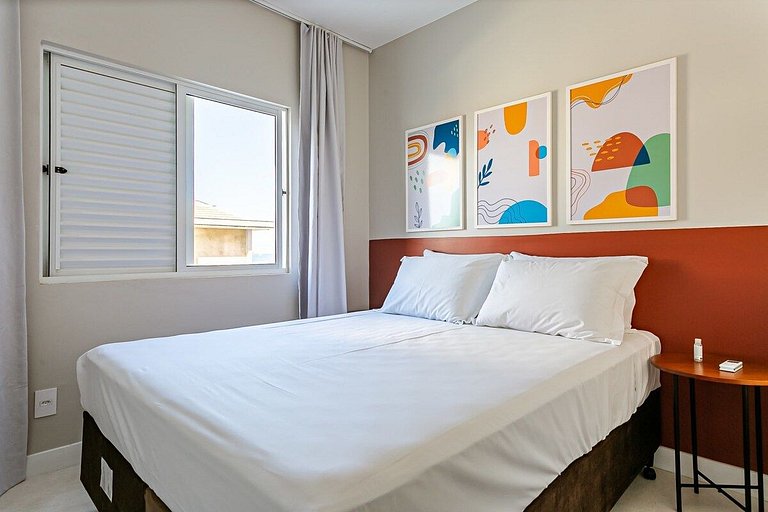 Apto 2 quartos a 50m da praia | Ingleses