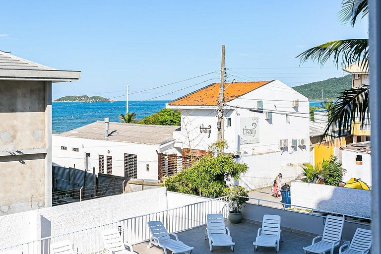 Apto 2 quartos a 50m da praia | Ingleses