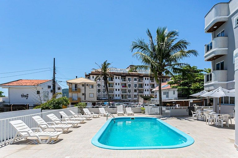 Apto 2 quartos a 50m da praia | Ingleses