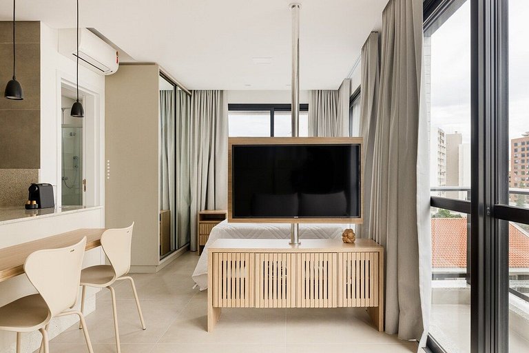 Estúdio decorado próx. a Beira Mar | Centro