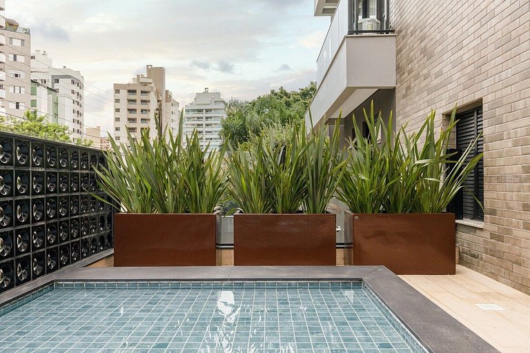Studio decorado próx. a Beira Mar | Centro