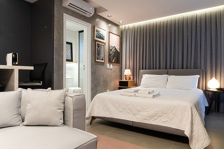 Estúdio sofisticado próx. ao shopping | Centro