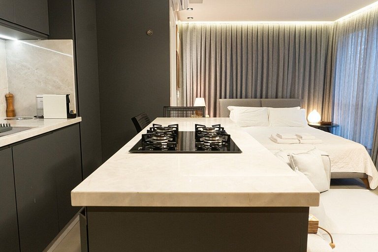 Estúdio sofisticado próx. ao shopping | Centro