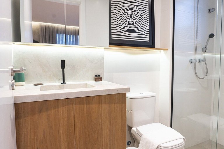 Estúdio sofisticado próx. ao shopping | Centro