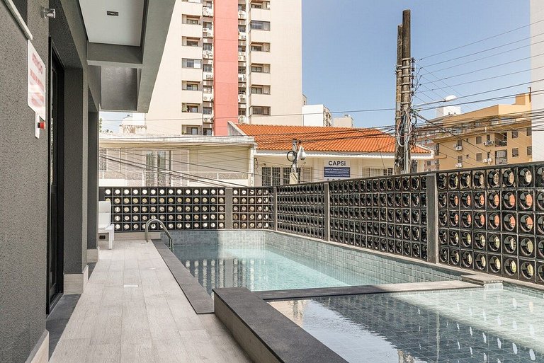 Studio sofisticado próx. ao shopping | Centro
