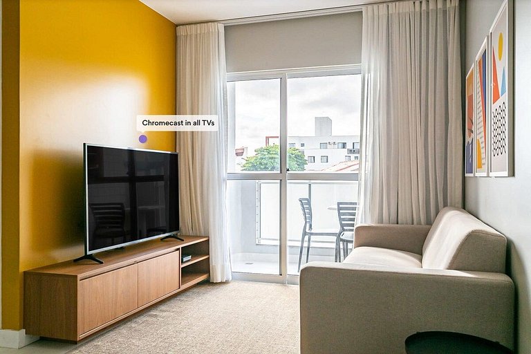 Apto 2 quartos a 50m da praia | Ingleses