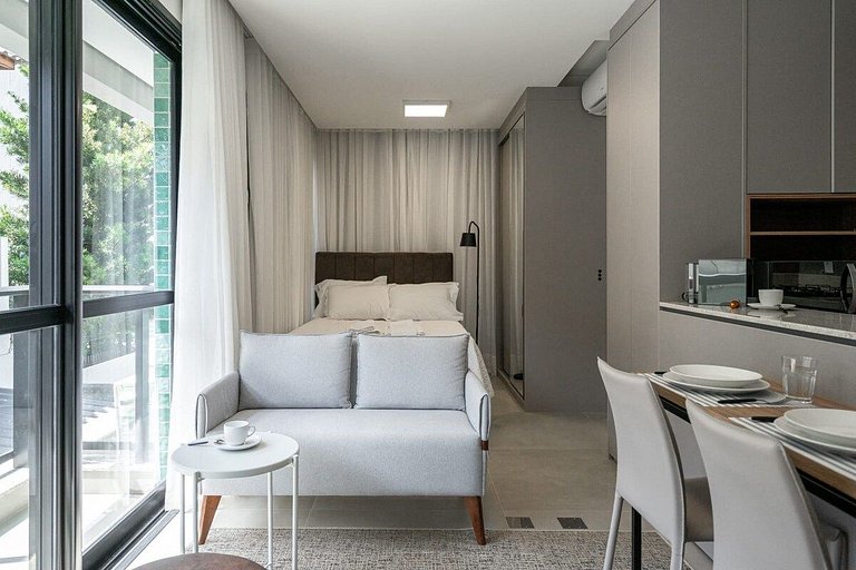 Studio moderno próx. a Beira Mar | Centro