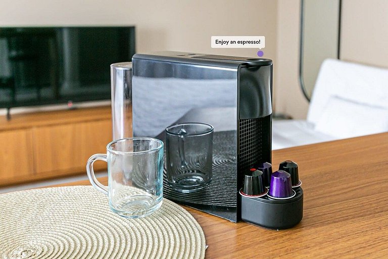 Estúdio completo a passos da praia | Ingleses