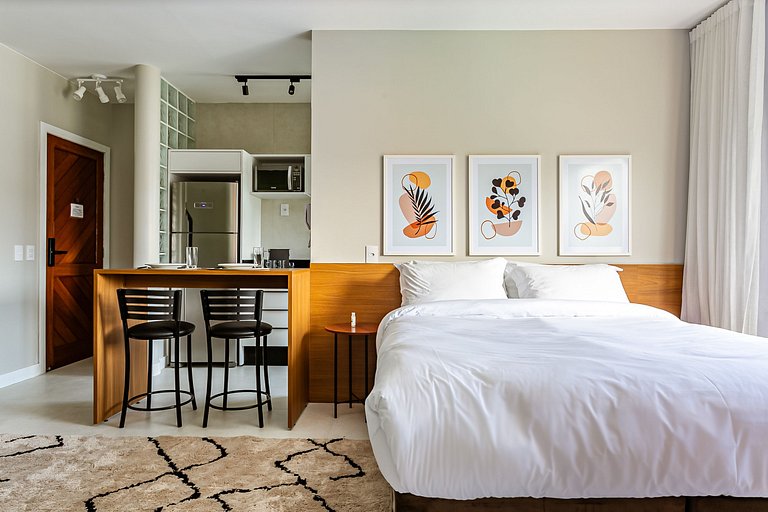 Estúdio completo próximo a praia | Ingleses