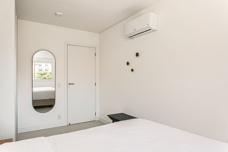 Apto de 1 quarto, condomínio completo | Ingleses