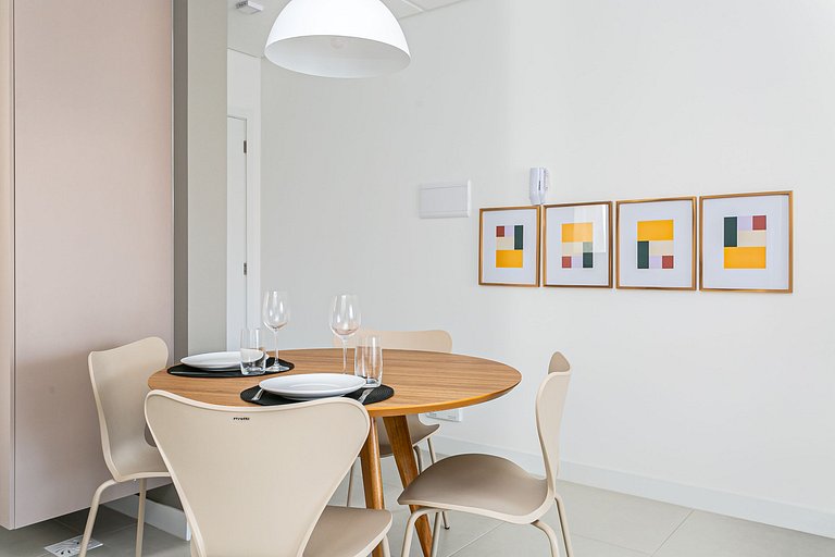 Apto de 1 quarto, condomínio completo | Ingleses
