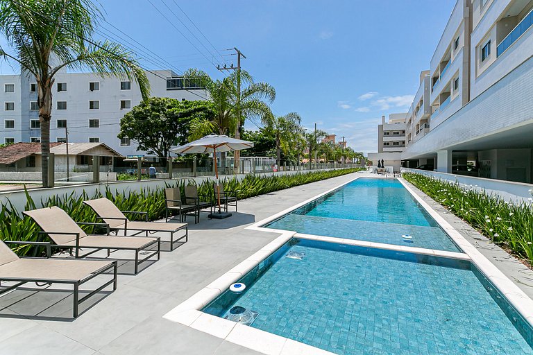 Apto novo a 200m da praia predio com piscina