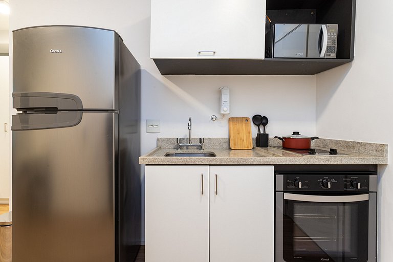 Estúdio twin completo no coração de SP | República