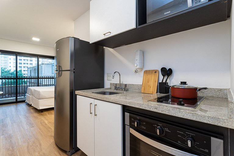 Estúdio twin completo no coração de SP | República