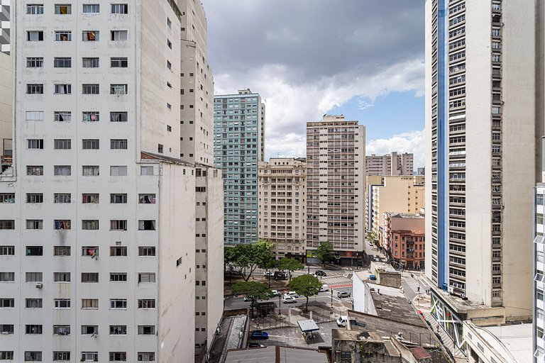 Studio amplo no coração de SP, república