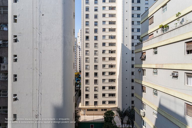 Duplex com sacada próximo à estação Trianon-MASP