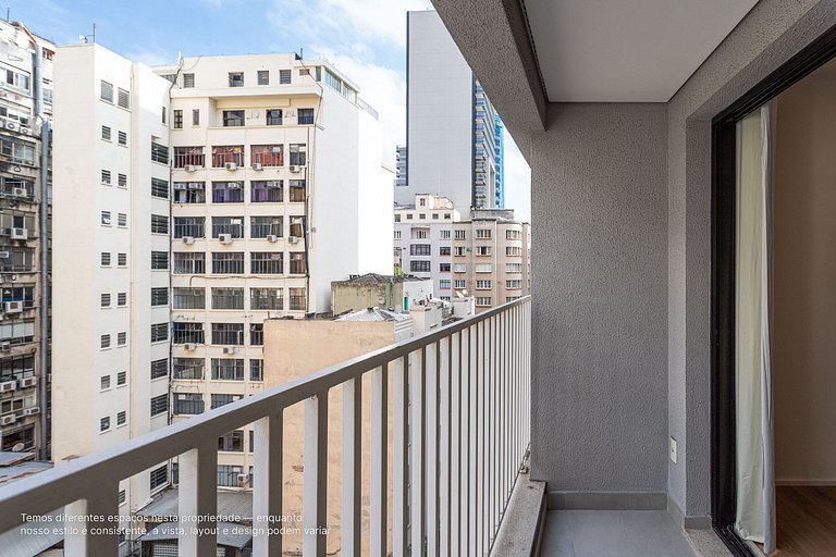 Studio moderno no coração de SP | República