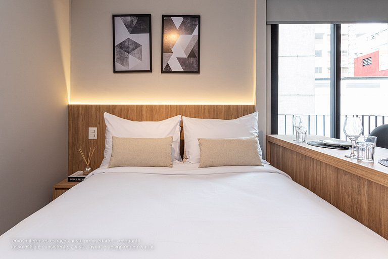 Estúdio a passos da Paulista, Prédio recém-lançado