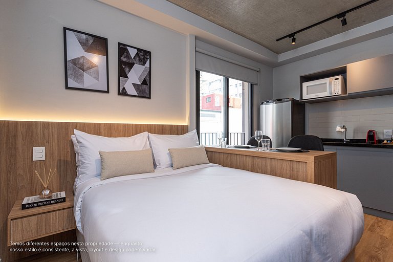 Estúdio a passos da Paulista, Prédio recém-lançado