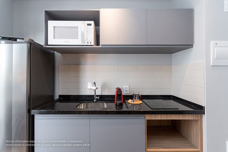 Estúdio a passos da Paulista, Prédio recém-lançado