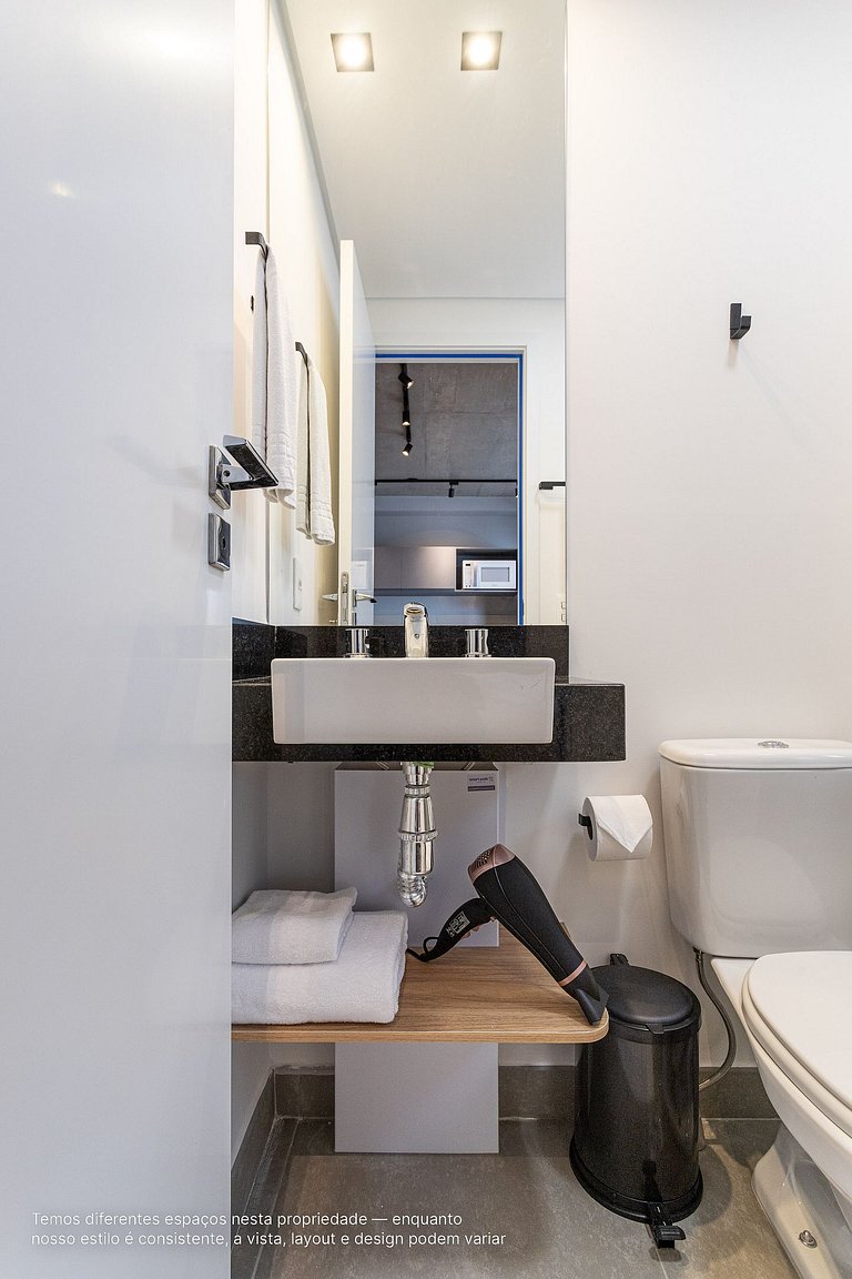 Estúdio elegante à passos da Paulista