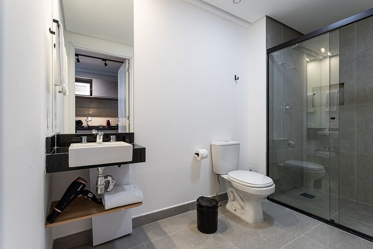 Estúdio a passos da Paulista, Prédio recém-lançado