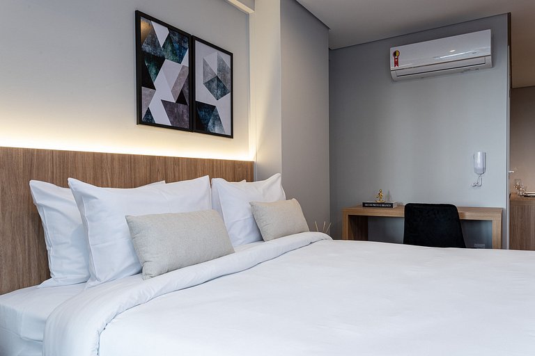 Estúdio a passos da Paulista, Prédio recém-lançado