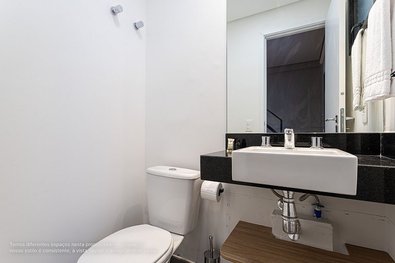 Duplex com Terraço, próximo à Paulista