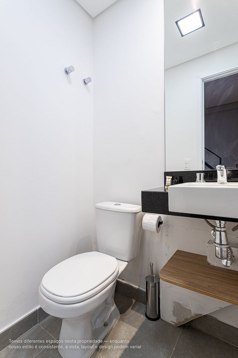 Duplex com Terraço, próximo à Paulista