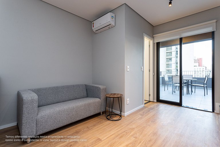 Duplex com Terraço, próximo à Paulista