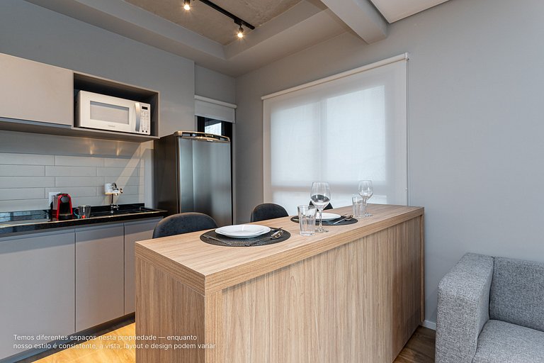Duplex com Terraço, próximo à Paulista