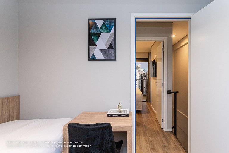 Duplex com Terraço, próximo à Paulista