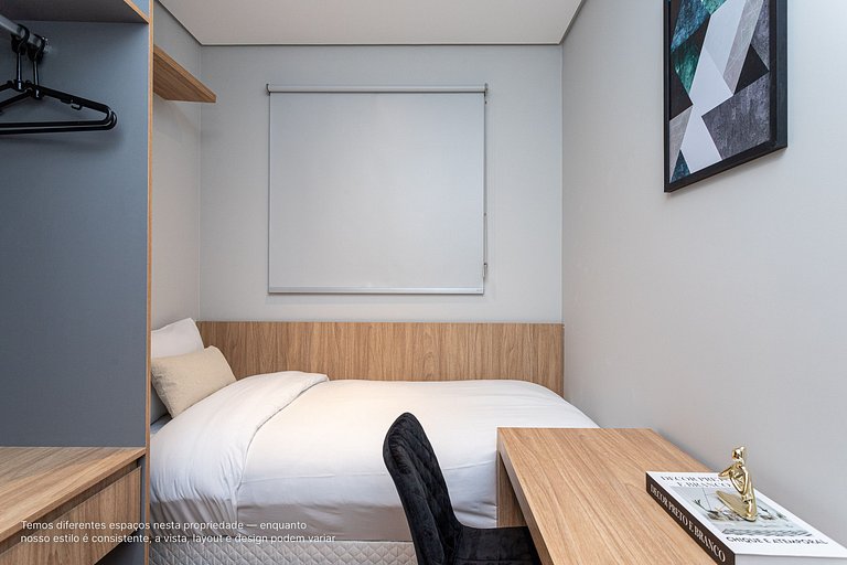 Duplex com Terraço, próximo à Paulista