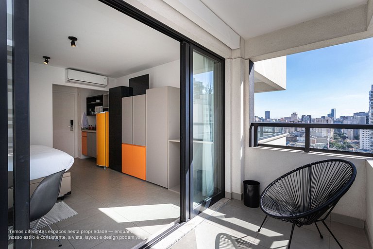 Studio casal próximo à Faria Lima e Ibirapuera