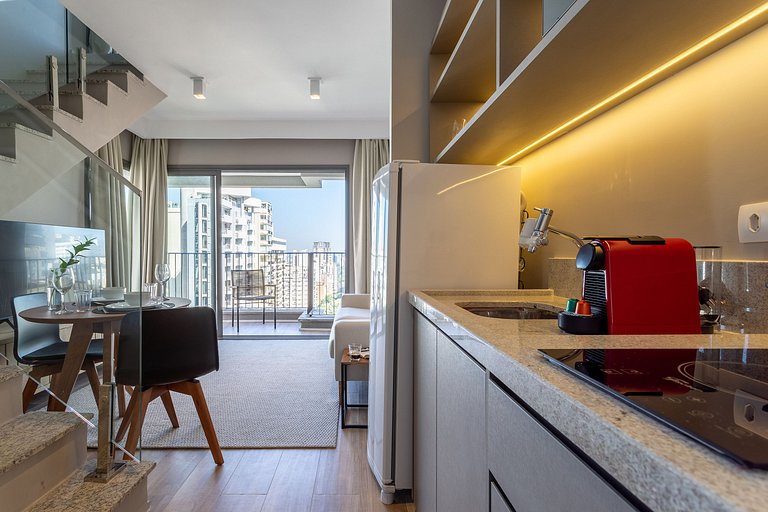 Duplex ao lado da Paulista, excelente localização
