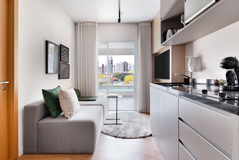 Apartamento c/ Terraço a metros da Faria Lima