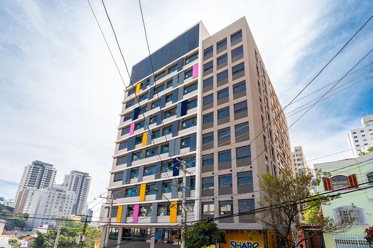 Studio Funcional para 2 pessoas próximo à PUC