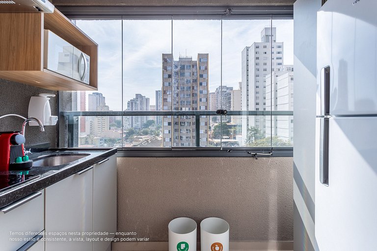 Studio Funcional para 2 pessoas próximo à PUC