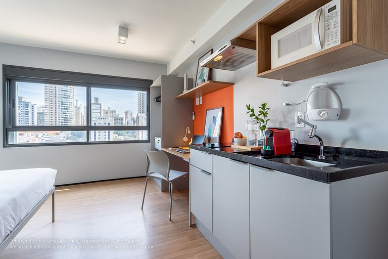 Studio funcional próximo à PUC e Allianz Parque