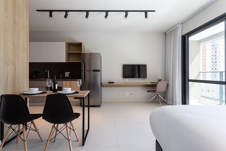 Estudio, lazer completo Itaim/Vila Nova Conceição