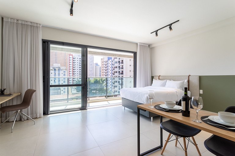 Estudio, lazer completo Itaim/Vila Nova Conceição