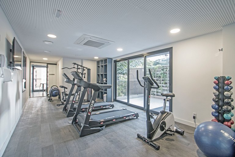 Studio em prédio moderno próximo ao Pq Ibirapuera