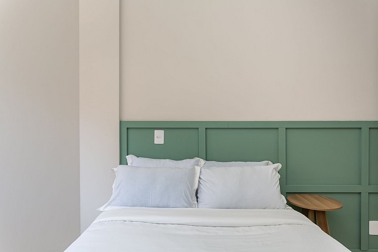 Apto 2 quartos na beira da praia com churrasqueira