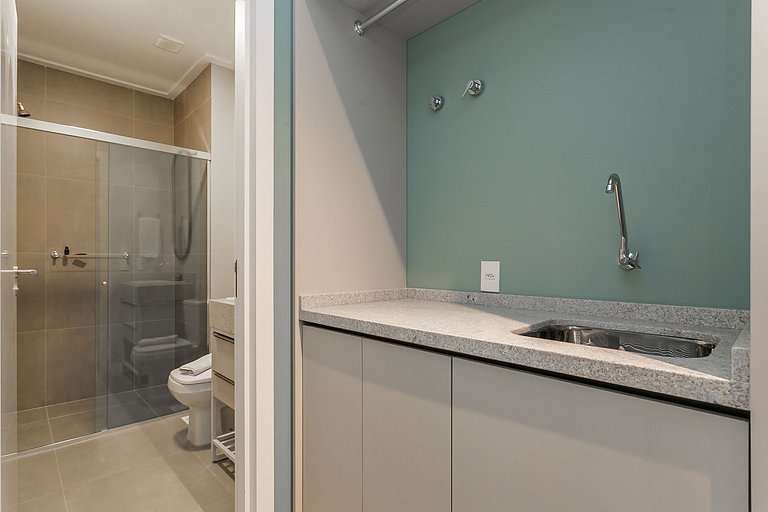 Estúdio em condomínio com lazer | Centro